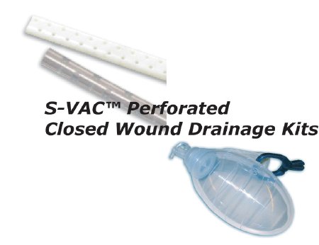 Kit Drain Wound Drainage System S-Vac™ 100 mL BU .. .  .  